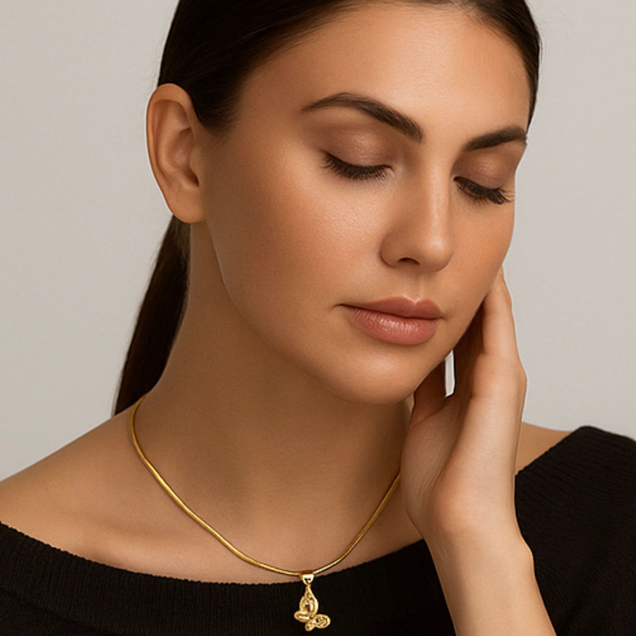 Vitalaen Aurelia Papillon Necklace - Golden Flight – Limited Edition