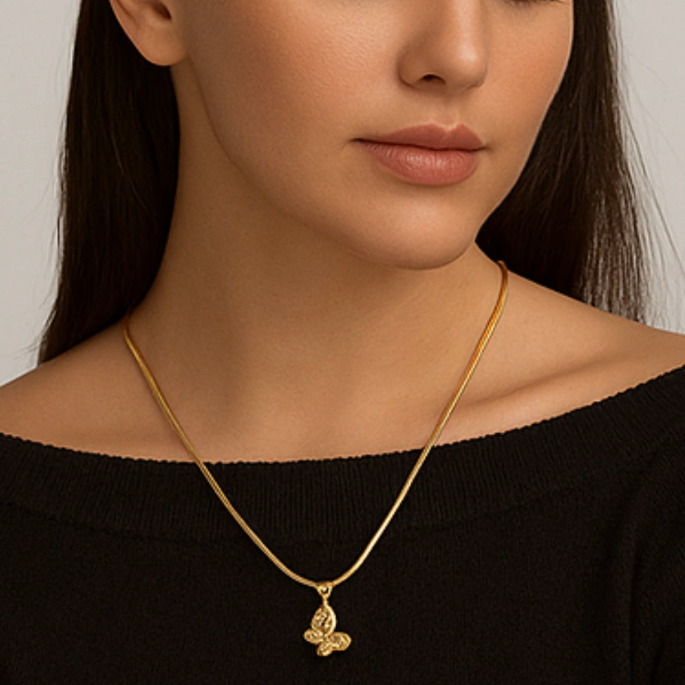Vitalaen Aurelia Papillon Necklace - Golden Flight – Limited Edition