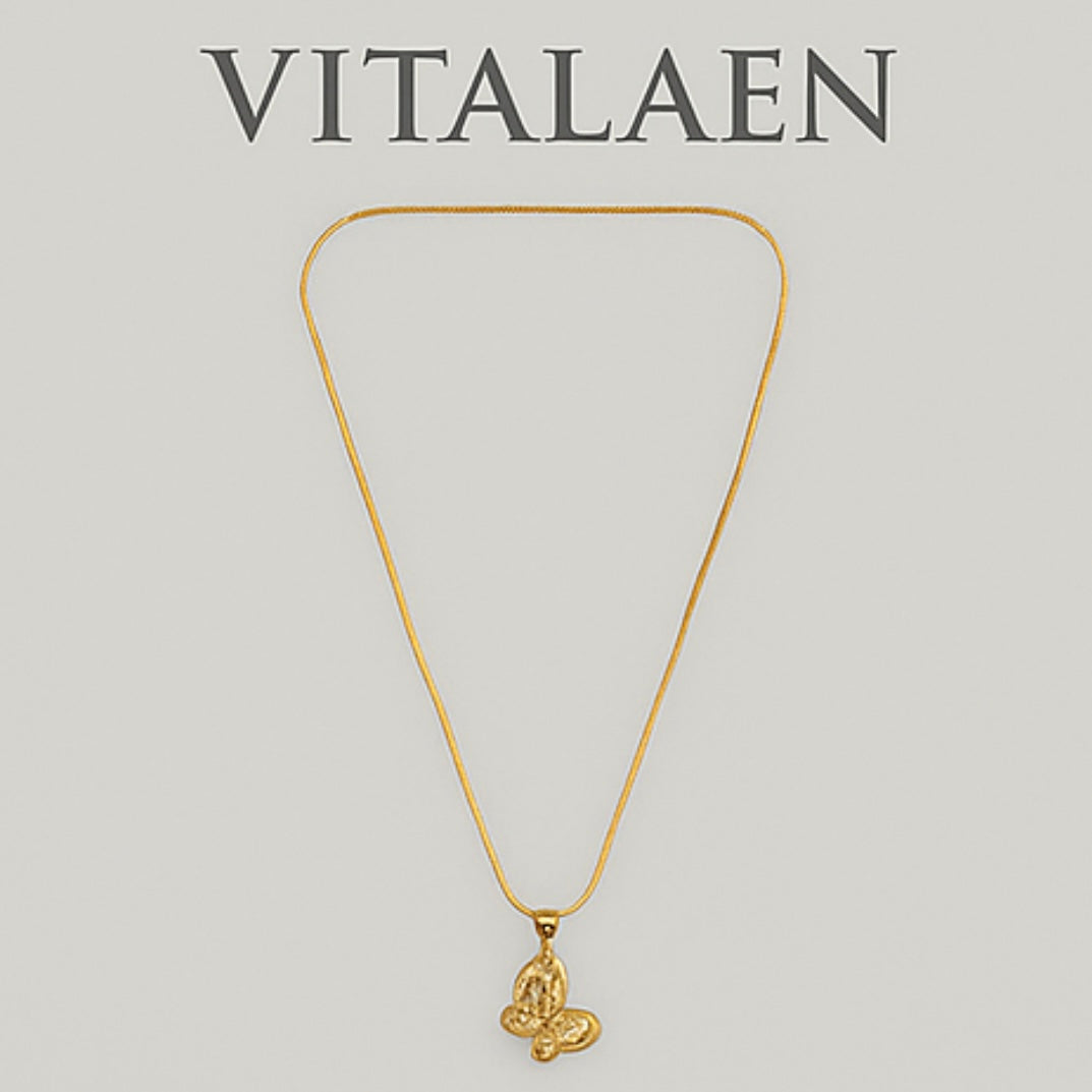 Vitalaen Aurelia Papillon Necklace - Golden Flight – Limited Edition